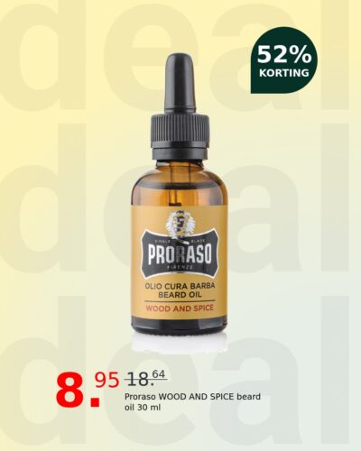 Proraso WOOD AND SPICE beard oil 30 ml