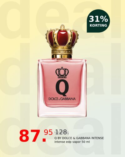 Q BY DOLCE & GABBANA INTENSE intense edp vapor 50 ml