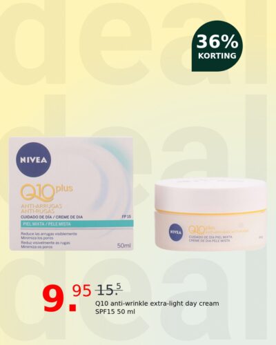 Q10 anti-wrinkle extra-light day cream SPF15 50 ml