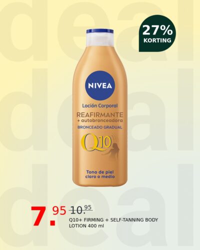 Q10+ FIRMING + SELF-TANNING BODY LOTION 400 ml
