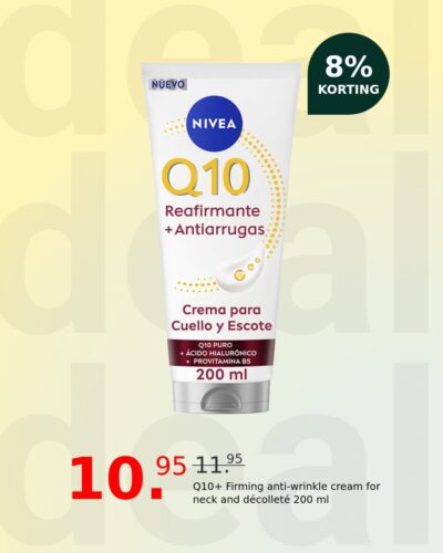 Q10+ Firming anti-wrinkle cream for neck and décolleté 200 ml