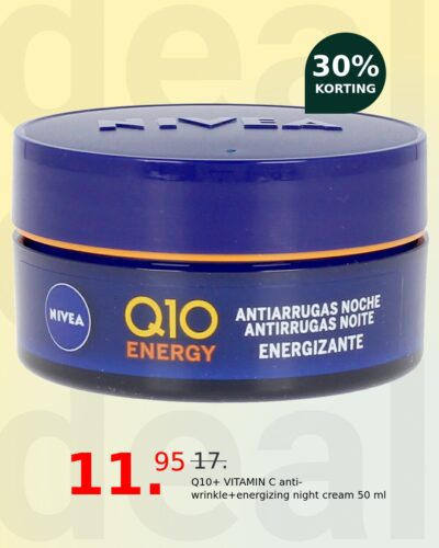 Q10+ VITAMIN C anti-wrinkle+energizing night cream 50 ml