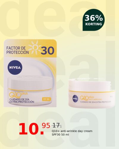 Q10+ anti-wrinkle day cream SPF30 50 ml