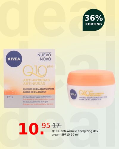 Q10+ anti-wrinkle energizing day cream SPF15 50 ml