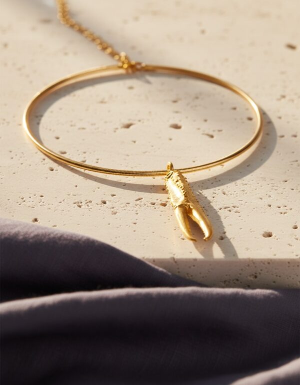 Shabama TUENT ELASTIC necklace #shiny gold 1 u