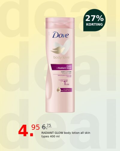 RADIANT GLOW body lotion all skin types 400 ml