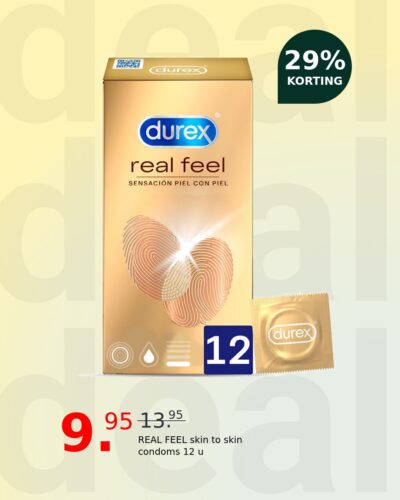REAL FEEL skin to skin condoms 12 u