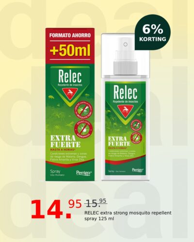 RELEC extra strong mosquito repellent spray 125 ml