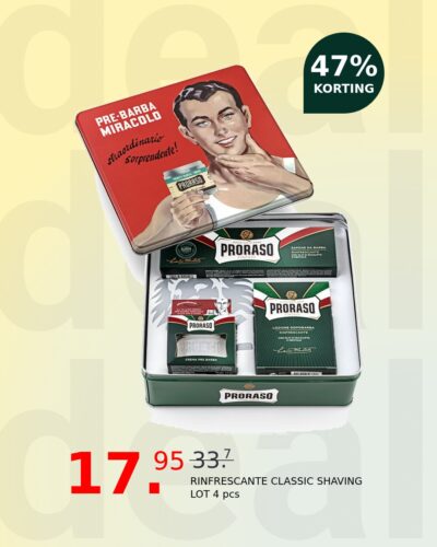 RINFRESCANTE CLASSIC SHAVING LOT 4 pcs