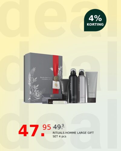 RITUALS HOMME LARGE GIFT SET 4 pcs