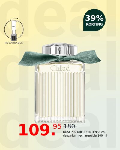 ROSE NATURELLE INTENSE eau de parfum rechargeable 100 ml