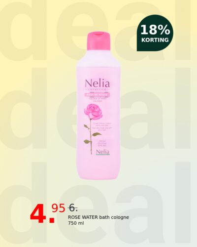 ROSE WATER bath cologne 750 ml