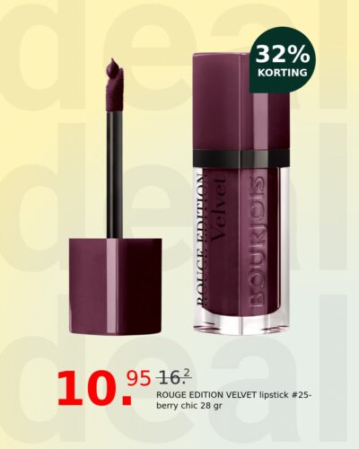 ROUGE EDITION VELVET lipstick #25-berry chic 28 gr