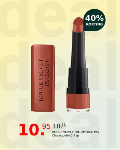ROUGE VELVET THE LIPSTICK #51-Chocoquette 2.4 gr