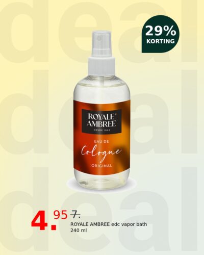 ROYALE AMBREE edc vapor bath 240 ml