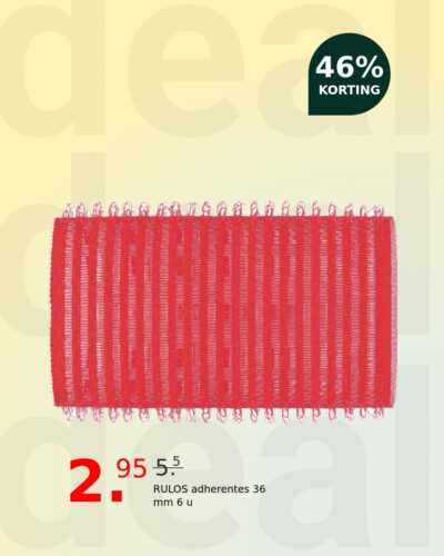 RULOS adherentes 36 mm 6 u