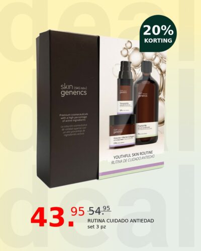 RUTINA CUIDADO ANTIEDAD set 3 pz