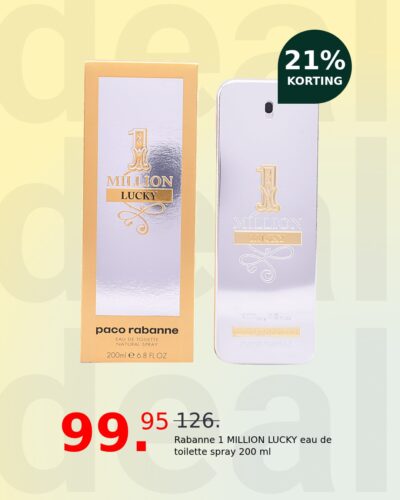 Rabanne 1 MILLION LUCKY eau de toilette spray 200 ml