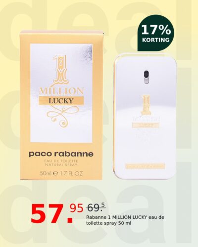 Rabanne 1 MILLION LUCKY eau de toilette spray 50 ml