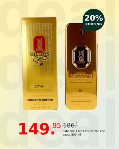 Rabanne 1 MILLION ROYAL edp vapor 200 ml