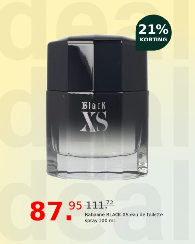Rabanne BLACK XS eau de toilette spray 100 ml