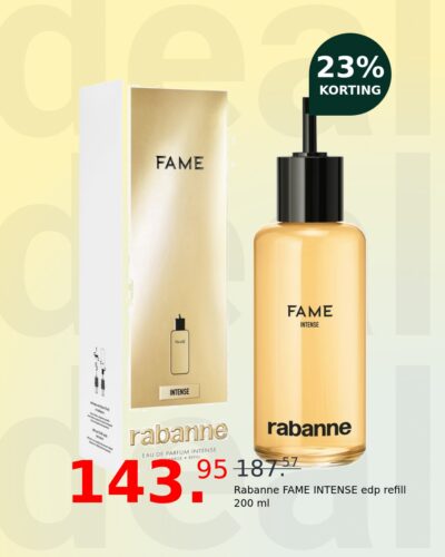 Rabanne FAME INTENSE edp refill 200 ml