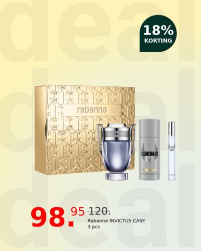 Rabanne INVICTUS CASE 3 pcs