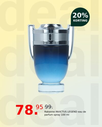 Rabanne INVICTUS LEGEND eau de parfum spray 100 ml