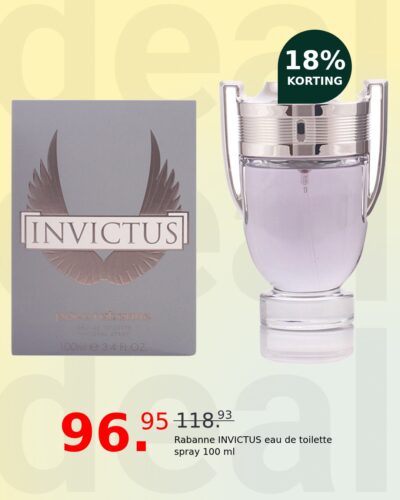 Rabanne INVICTUS eau de toilette spray 100 ml