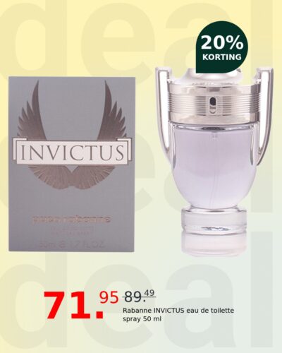 Rabanne INVICTUS eau de toilette spray 50 ml