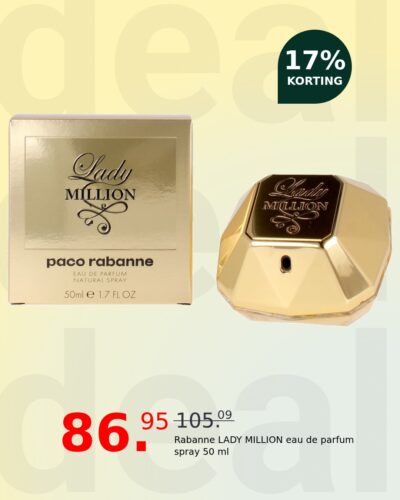 Rabanne LADY MILLION eau de parfum spray 50 ml