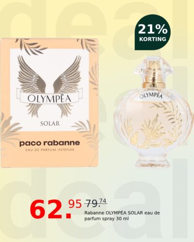 Rabanne OLYMPÉA SOLAR eau de parfum spray 30 ml