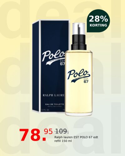 Ralph lauren EST POLO 67 edt refill 150 ml