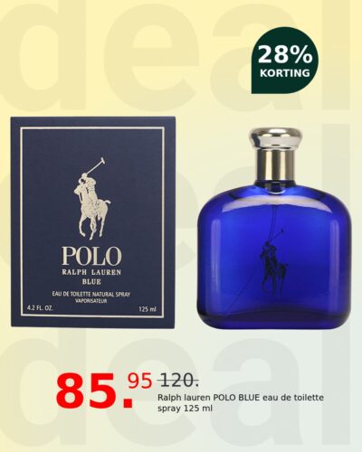 Ralph lauren POLO BLUE eau de toilette spray 125 ml