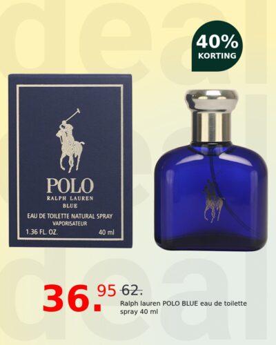 Ralph lauren POLO BLUE eau de toilette spray 40 ml