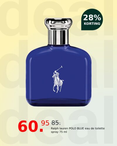 Ralph lauren POLO BLUE eau de toilette spray 75 ml