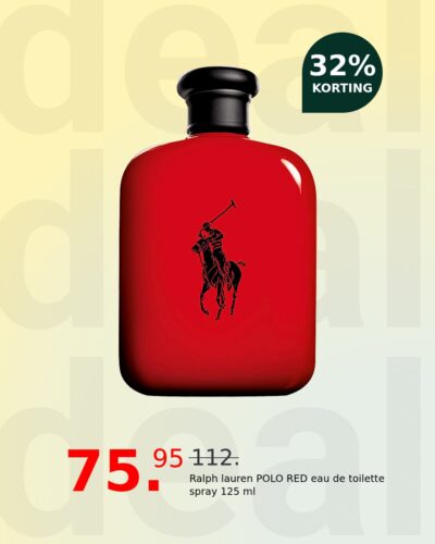 Ralph lauren POLO RED eau de toilette spray 125 ml