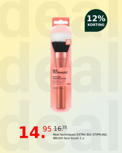 Real techniques EXTRA BIG STIPPLING BRUSH face brush 1 u