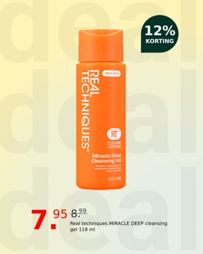 Real techniques MIRACLE DEEP cleansing gel 118 ml