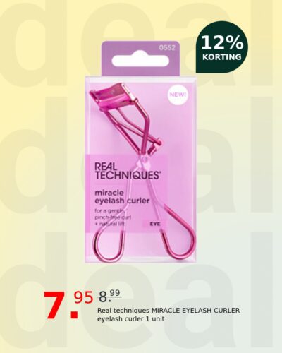Real techniques MIRACLE EYELASH CURLER eyelash curler 1 unit