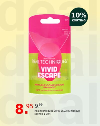 Real techniques VIVID ESCAPE makeup sponge 1 unit