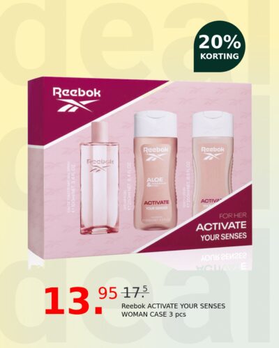 Reebok ACTIVATE YOUR SENSES WOMAN CASE 3 pcs