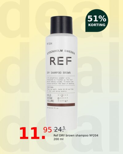 Ref DRY brown shampoo Nº204 200 ml