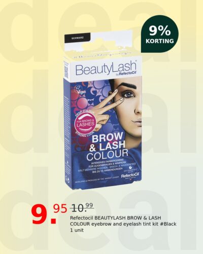 Refectocil BEAUTYLASH BROW & LASH COLOUR eyebrow and eyelash tint kit #Black 1 unit