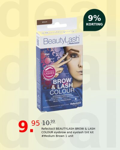 Refectocil BEAUTYLASH BROW & LASH COLOUR eyebrow and eyelash tint kit #Medium Brown 1 unit