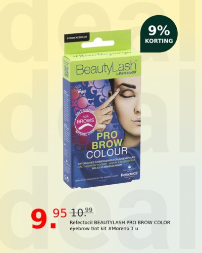 Refectocil BEAUTYLASH PRO BROW COLOR eyebrow tint kit #Moreno 1 u