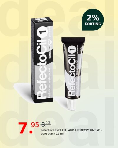 Refectocil EYELASH AND EYEBROW TINT #1-pure black 15 ml