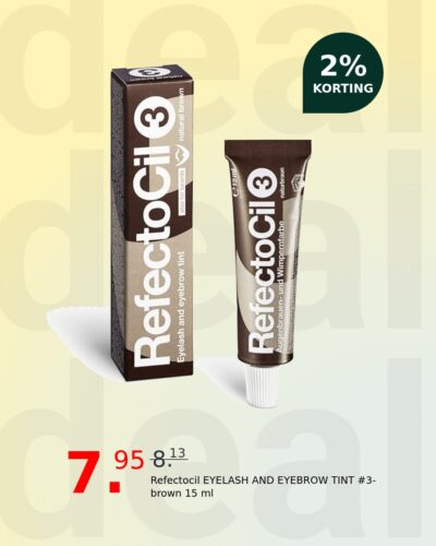 Refectocil EYELASH AND EYEBROW TINT #3-brown 15 ml