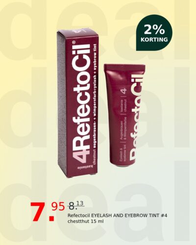 Refectocil EYELASH AND EYEBROW TINT #4 chestthut 15 ml