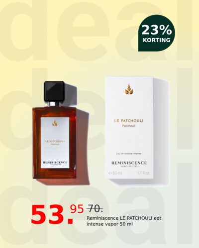 Reminiscence LE PATCHOULI edt intense vapor 50 ml